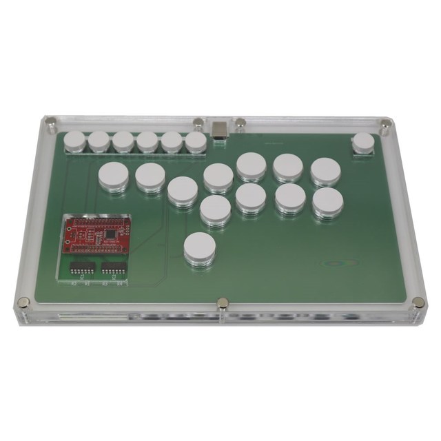 All Buttons Hitbox Style Arcade Game Console Joystick Transparent Fight ...